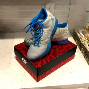 Size 12 Jordan 29....Worn, but still comfortable.